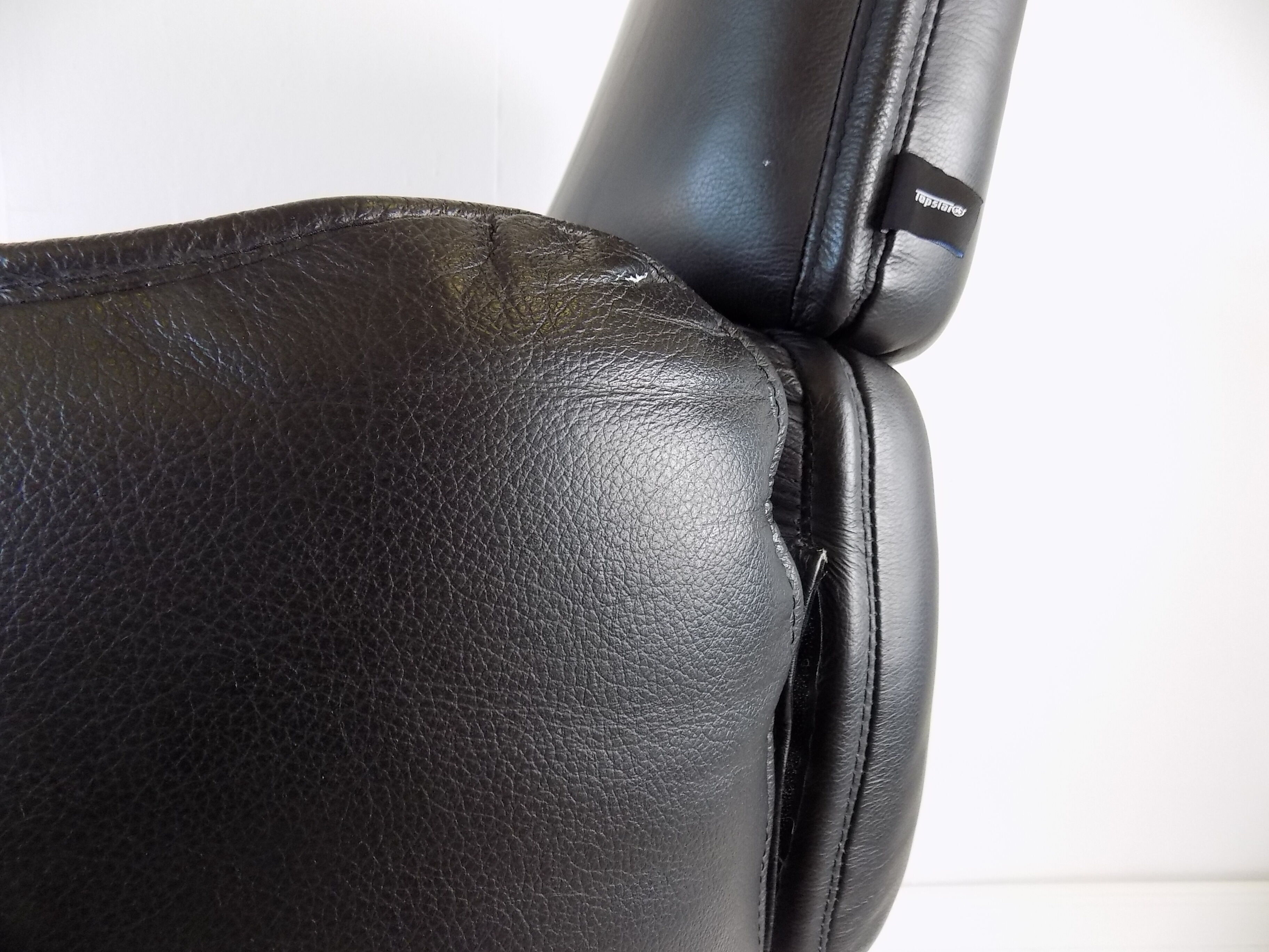 Otto Zapf office leather armchair for top star