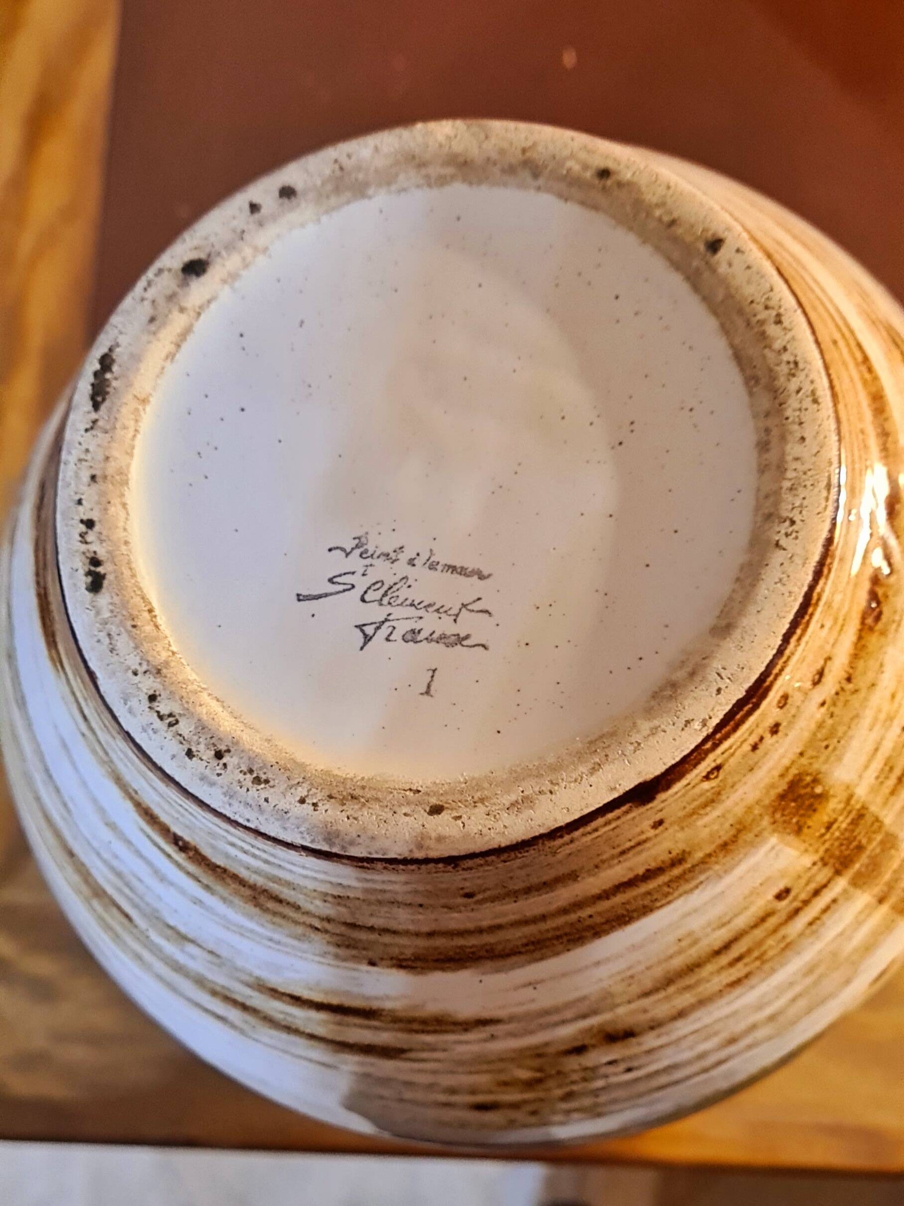 Saint Clement ball vase