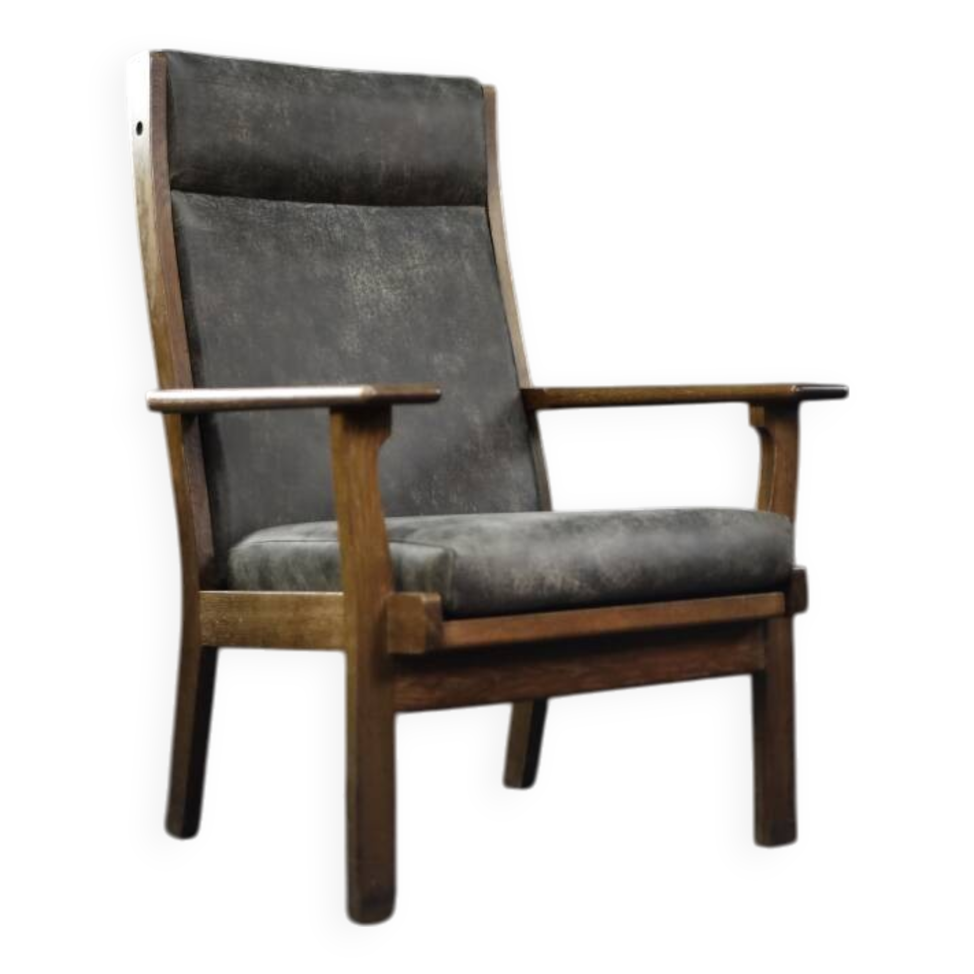 Rare Vintage Mid-Century Danish Modern Armchair Model GE 181 A from Getama