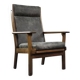 Rare Vintage Mid-Century Danish Modern Armchair Model GE 181 A from Getama