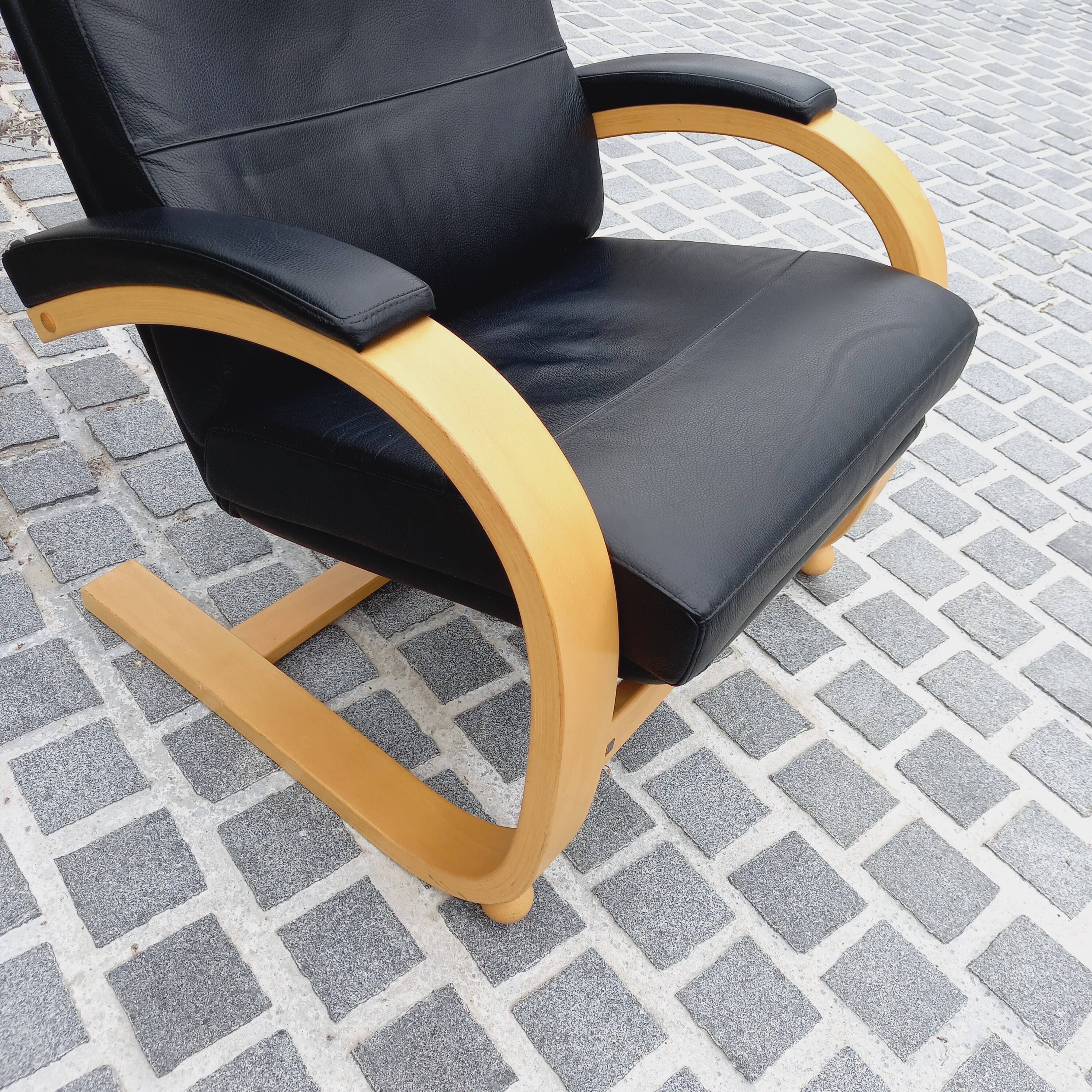 Fauteuil scandinave NELO années 70