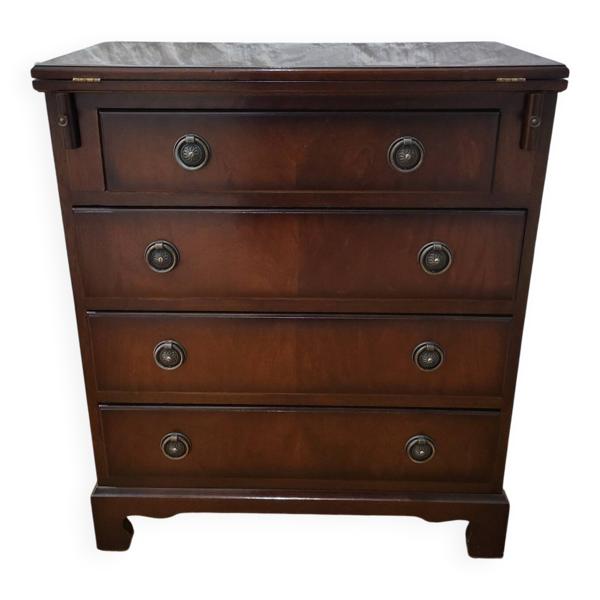 Commode /coffret célibataire acajou style néo géorgien
