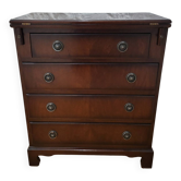 Commode /coffret célibataire acajou style néo géorgien