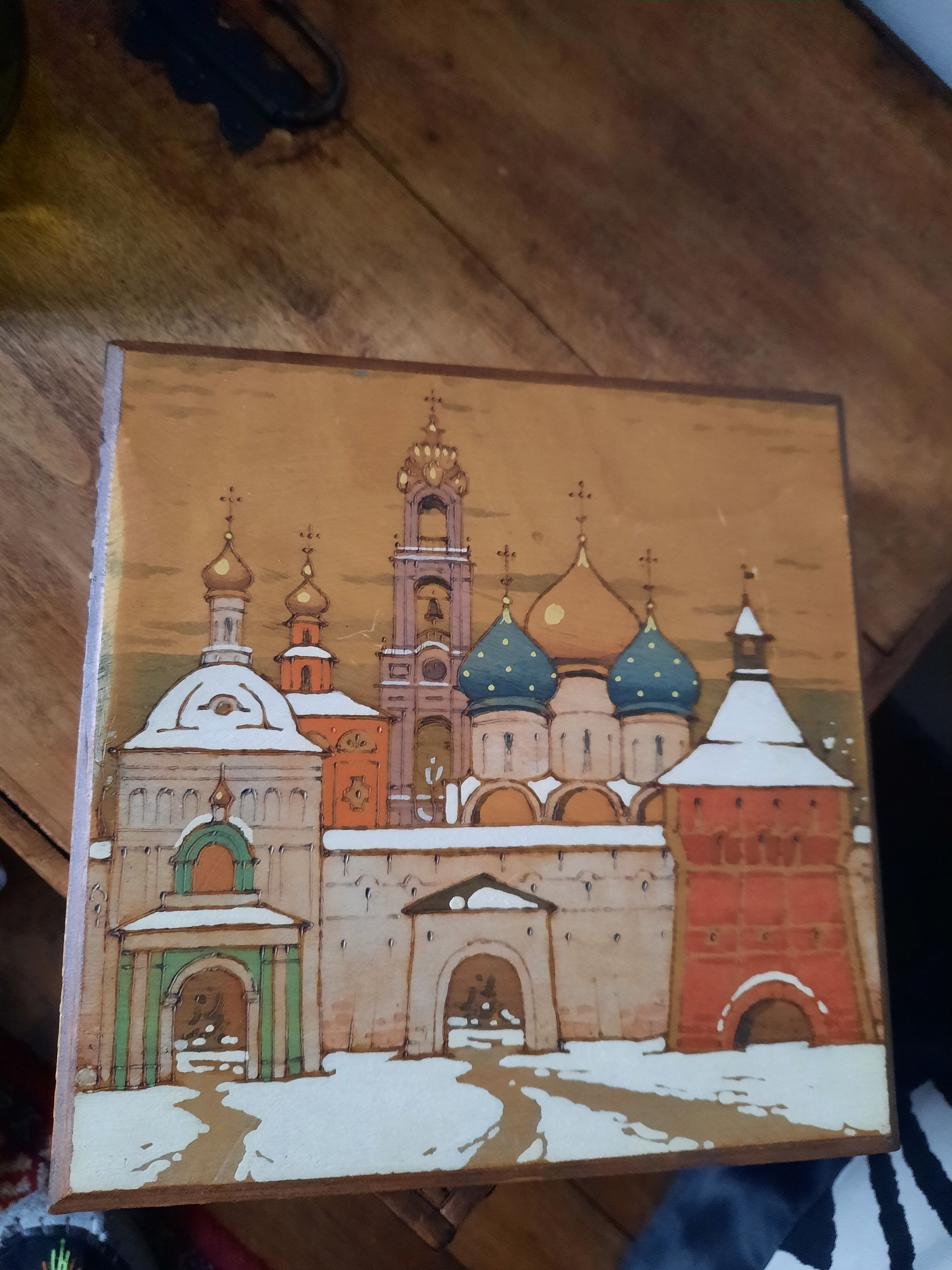 Boite a bijoux russe