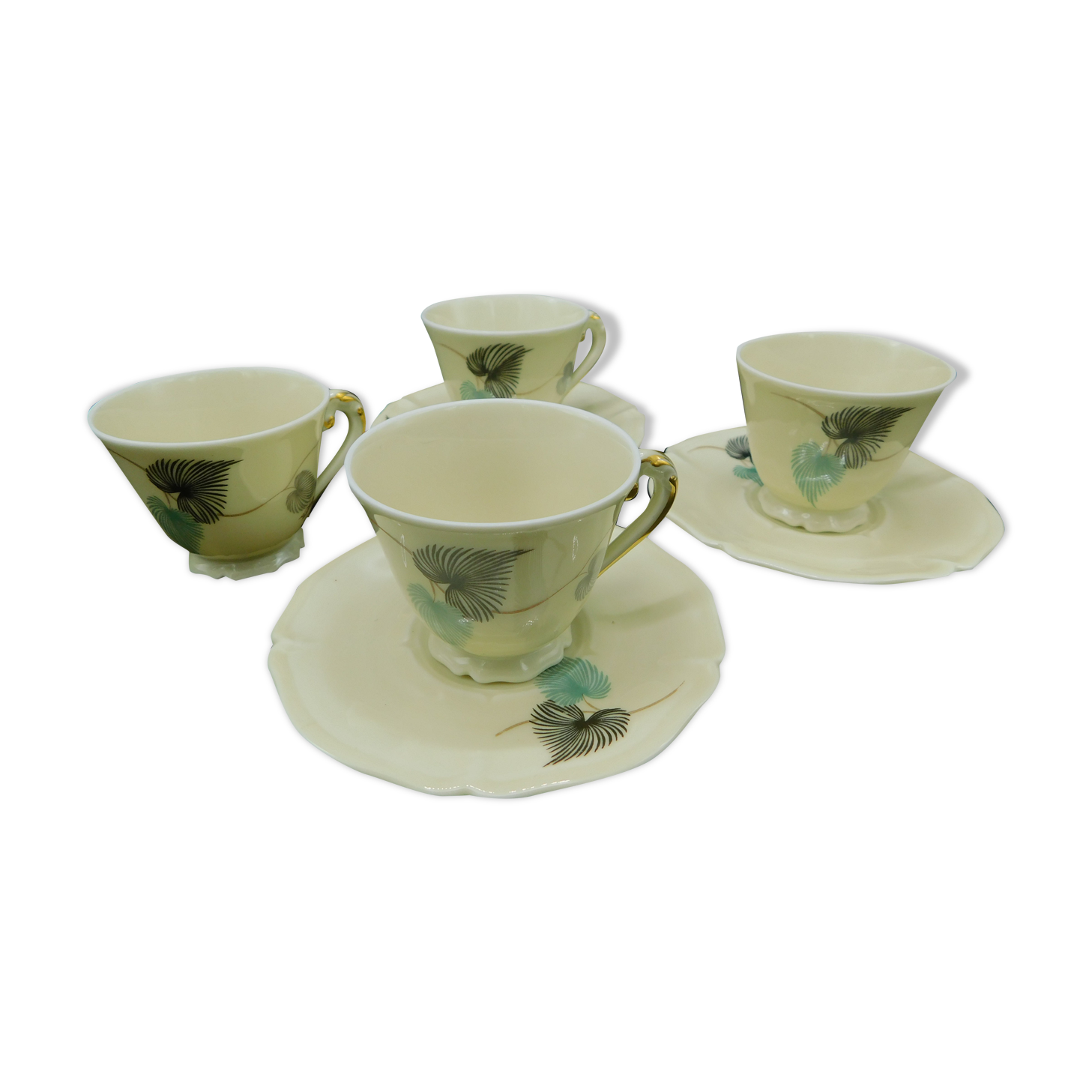 Coffee cups - Royal factory of Limoges D'Artois