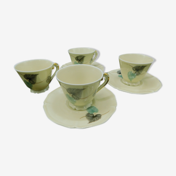 Coffee cups - Royal factory of Limoges D'Artois