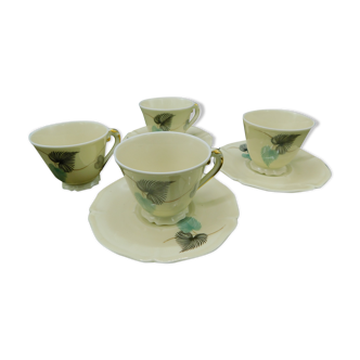 Coffee cups - Royal factory of Limoges D'Artois