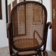 Vintage Thonet rocking chair, 1970s.