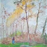 Roméo Dumoulin (1883-1944) - watercolor - 30.5 x 24.5 cm - signed - Belgian school