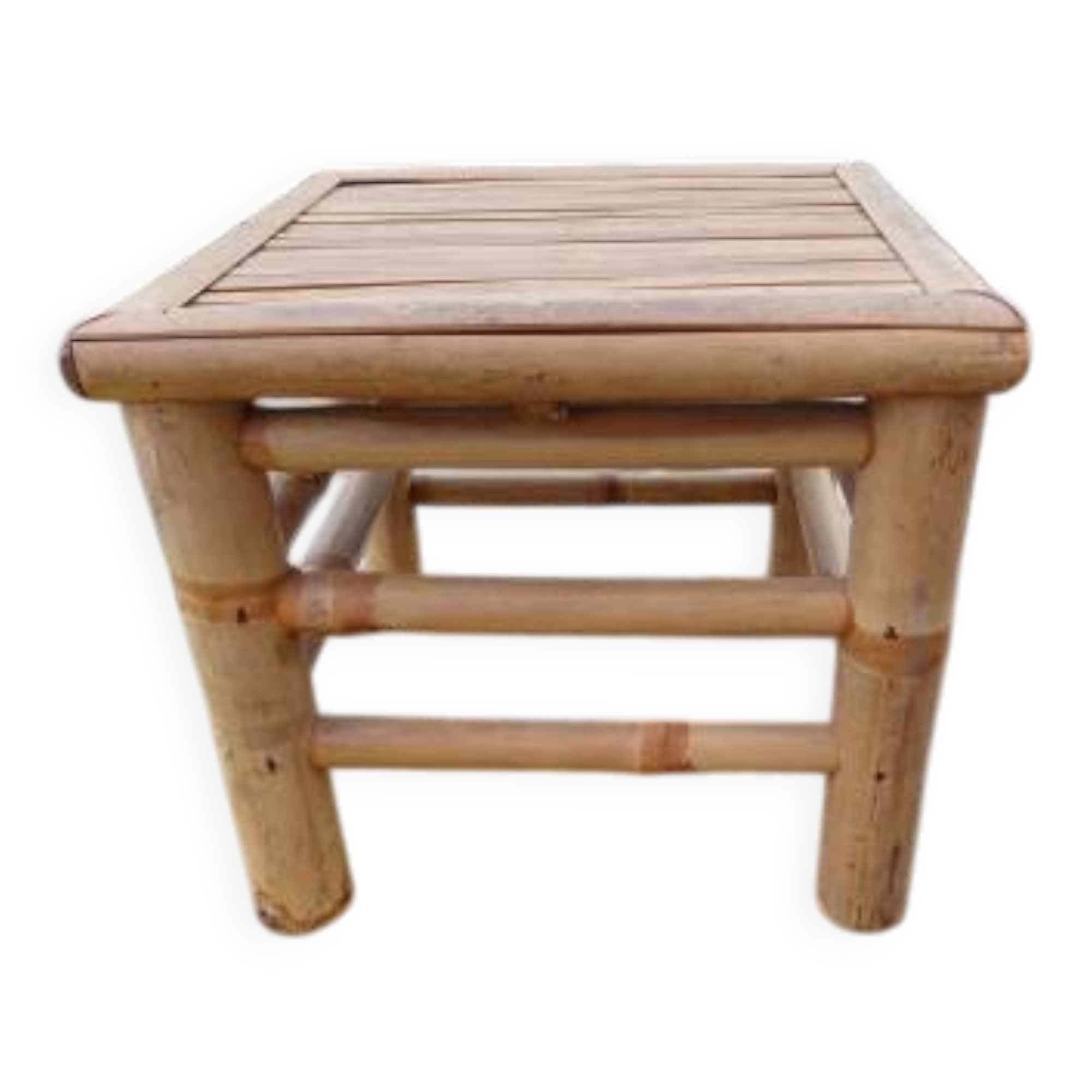 Vintage bamboo coffee table