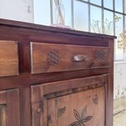 Meuble de rangement confiturier art populaire savoyard 1950