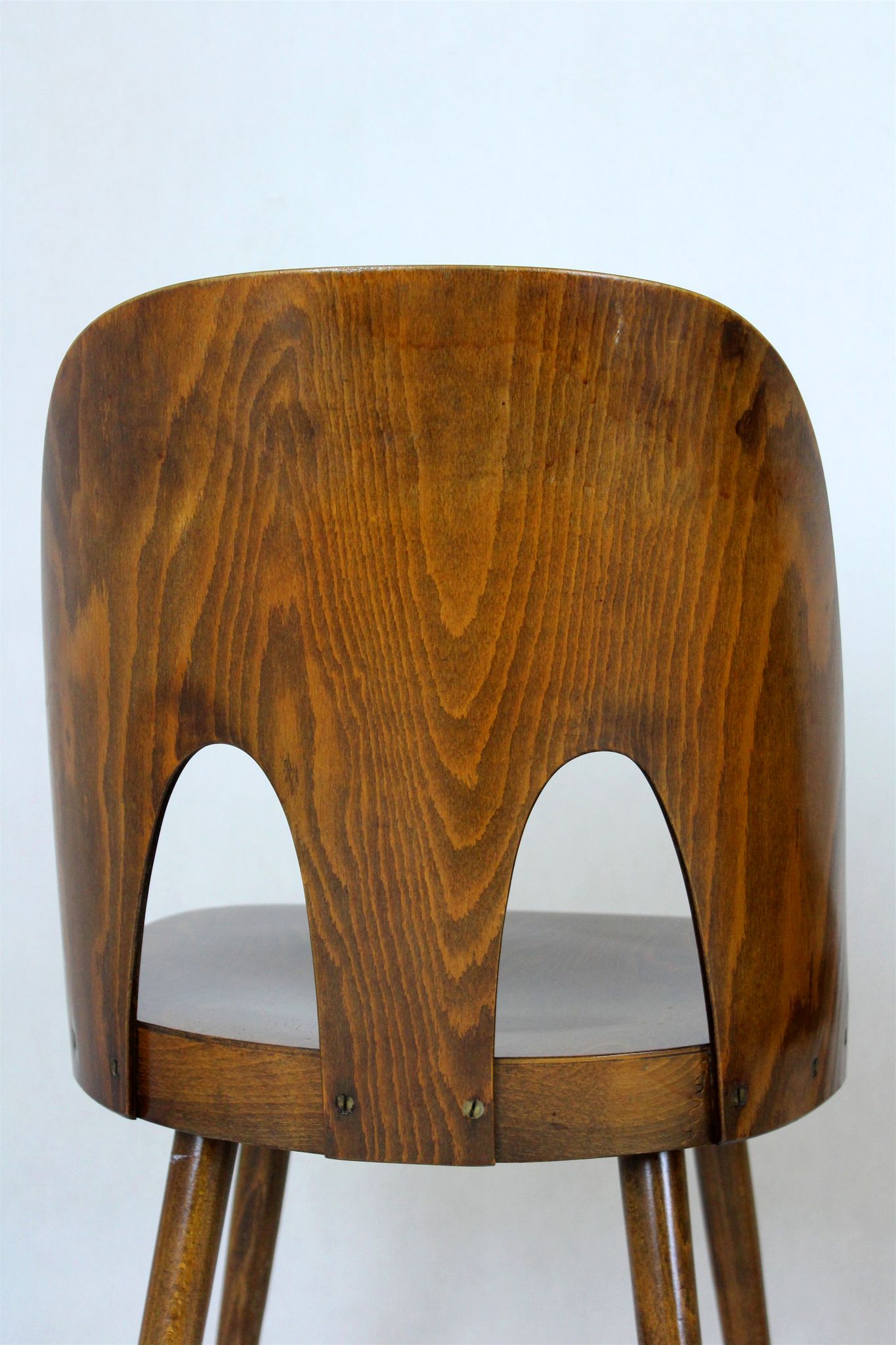 Wooden chairs by Oswald Haerdtl for Ton, 1950