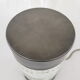 Lampe de table industriel metal graphité et verre Lita