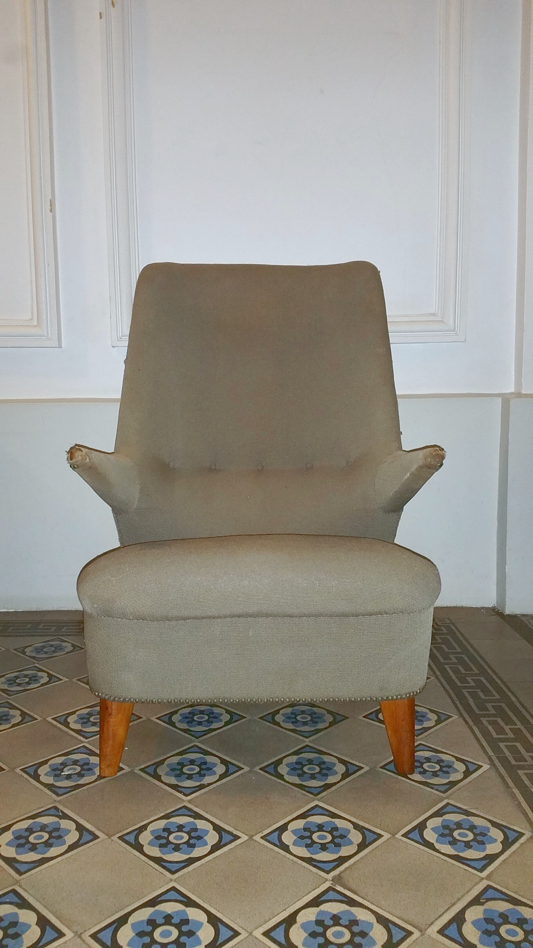 Armchair high danish 50/60s