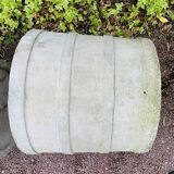 Pair of large fiber cement planters