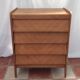 Wooden dresser with 4 drawers around 1950s-1960s dimension: height -90cm- width -70cm-