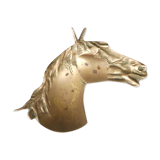 Brass cup in horse-shaped shape, 70s