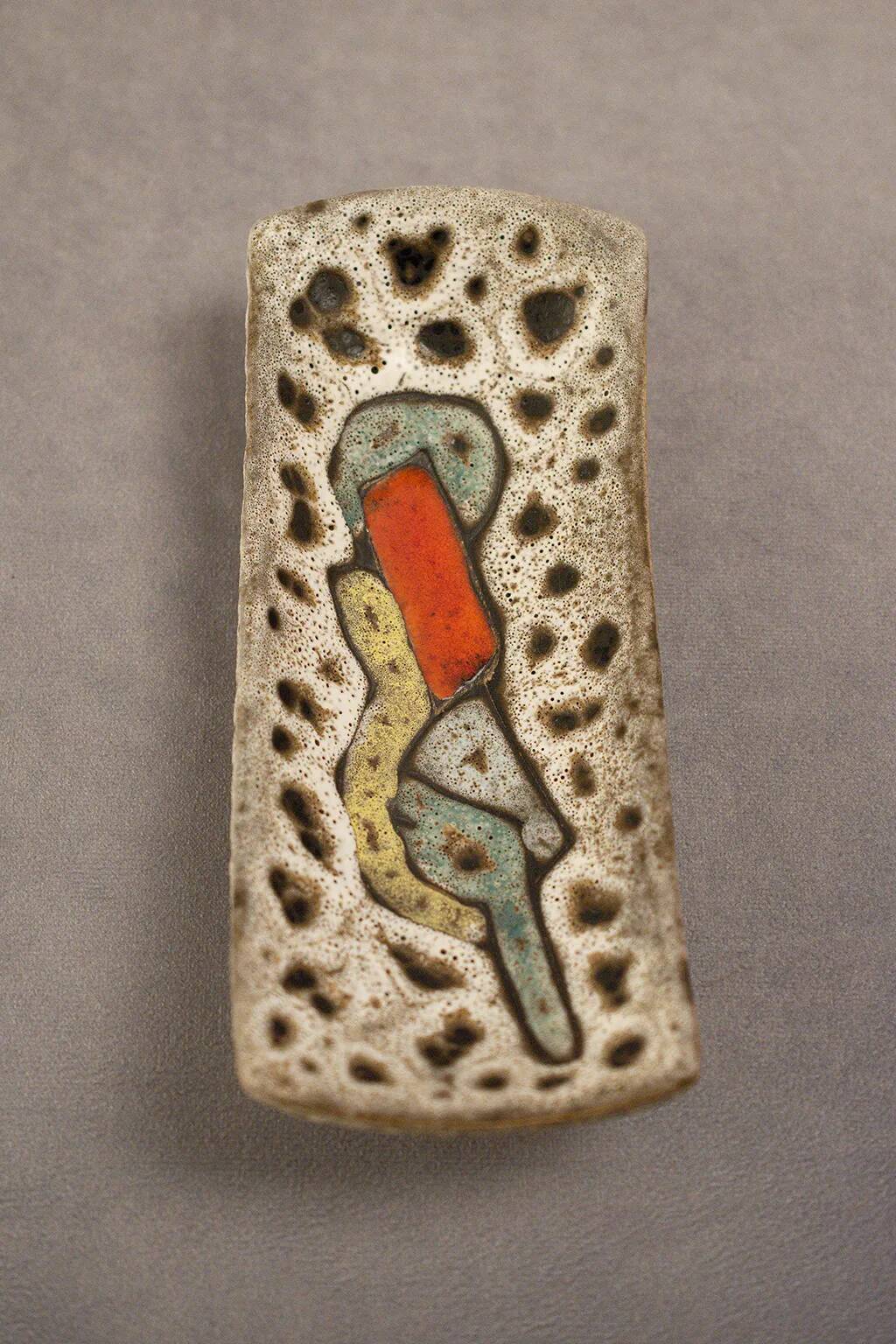 4 ceramic fat lava bowls by Marius Bessone – Vallauris – Mid-century