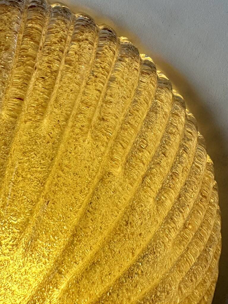 Vintage XL Murano glass wall light, Italy, 1970.