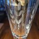 9 crystal stem glasses, vintage, Boussu Belgium
