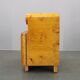 Pair of Art Deco burl wood nightstands, Czechoslovakia, 1940s
