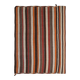 7x8 Multicolor Striped Wool Turkish Kilim Rug, 195x259 Cm