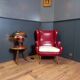 Chaise lounge vintage italienne
