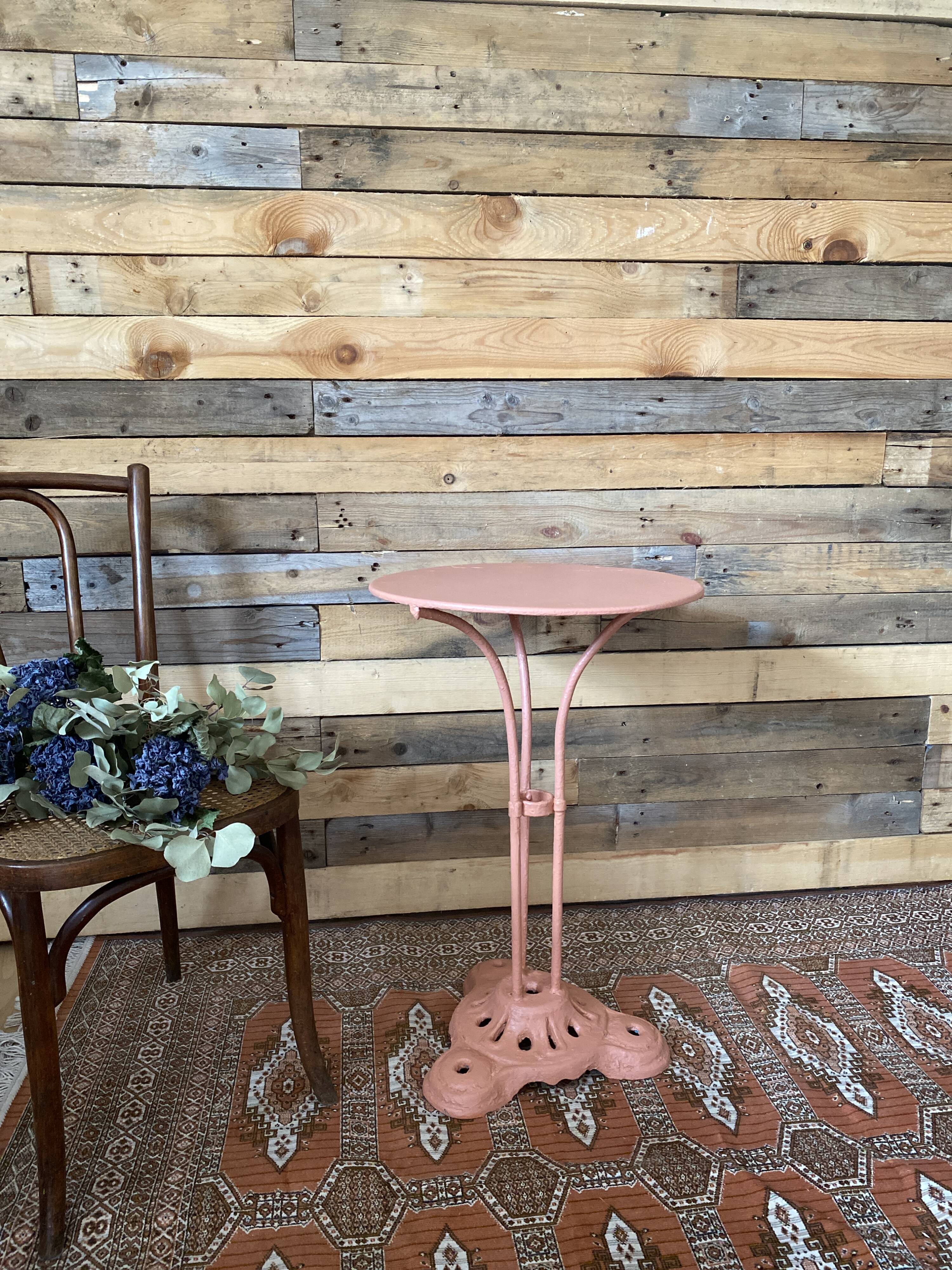 Cast iron outdoor table