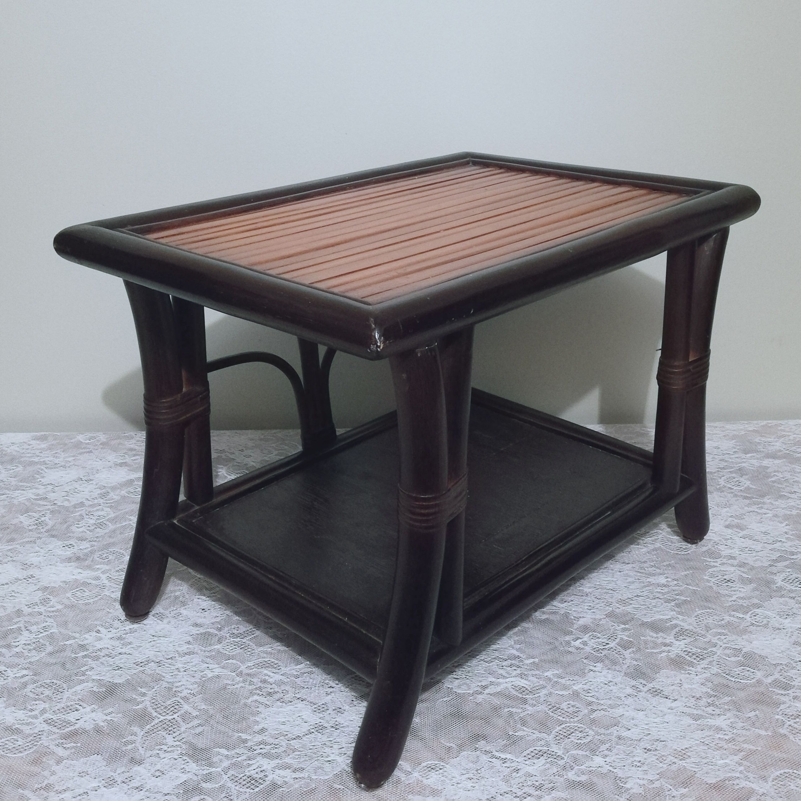 Coffee table in bamboo