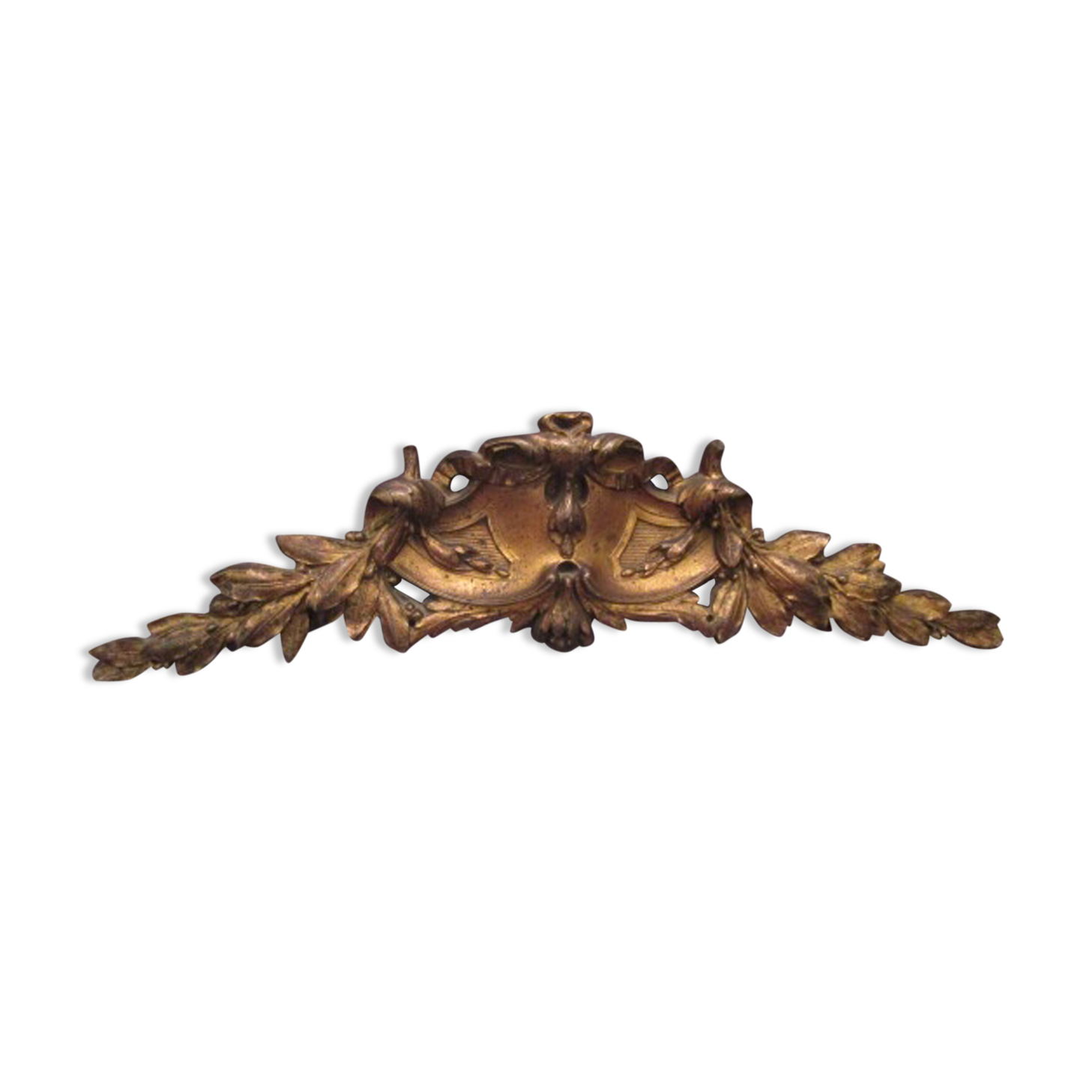 Large pediment bronze decorative old