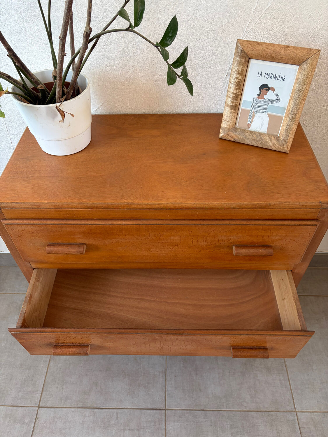 Vintage oak chest of drawers