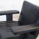 Afra and Tobia Scarpa leather office chair, 1975