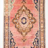5x9 Pink & Navy Blue Soft Pastel Persian Rug, 152x272Cm SK 20089