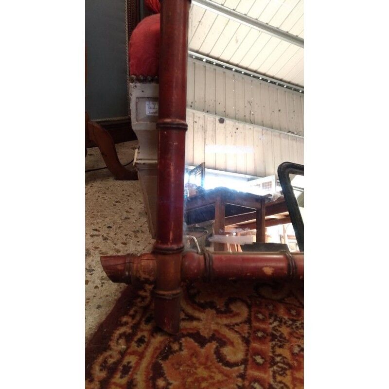 Bamboo frame mirror 85x63cm