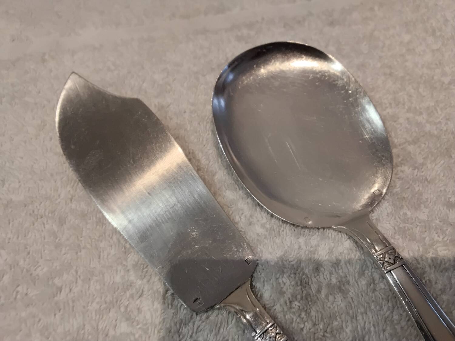 Dixi Grand Prix 2-piece silver-plated ice cream serving set