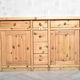 Solid pine bahut