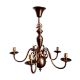 Lustre type hollandais 5 branches ancien