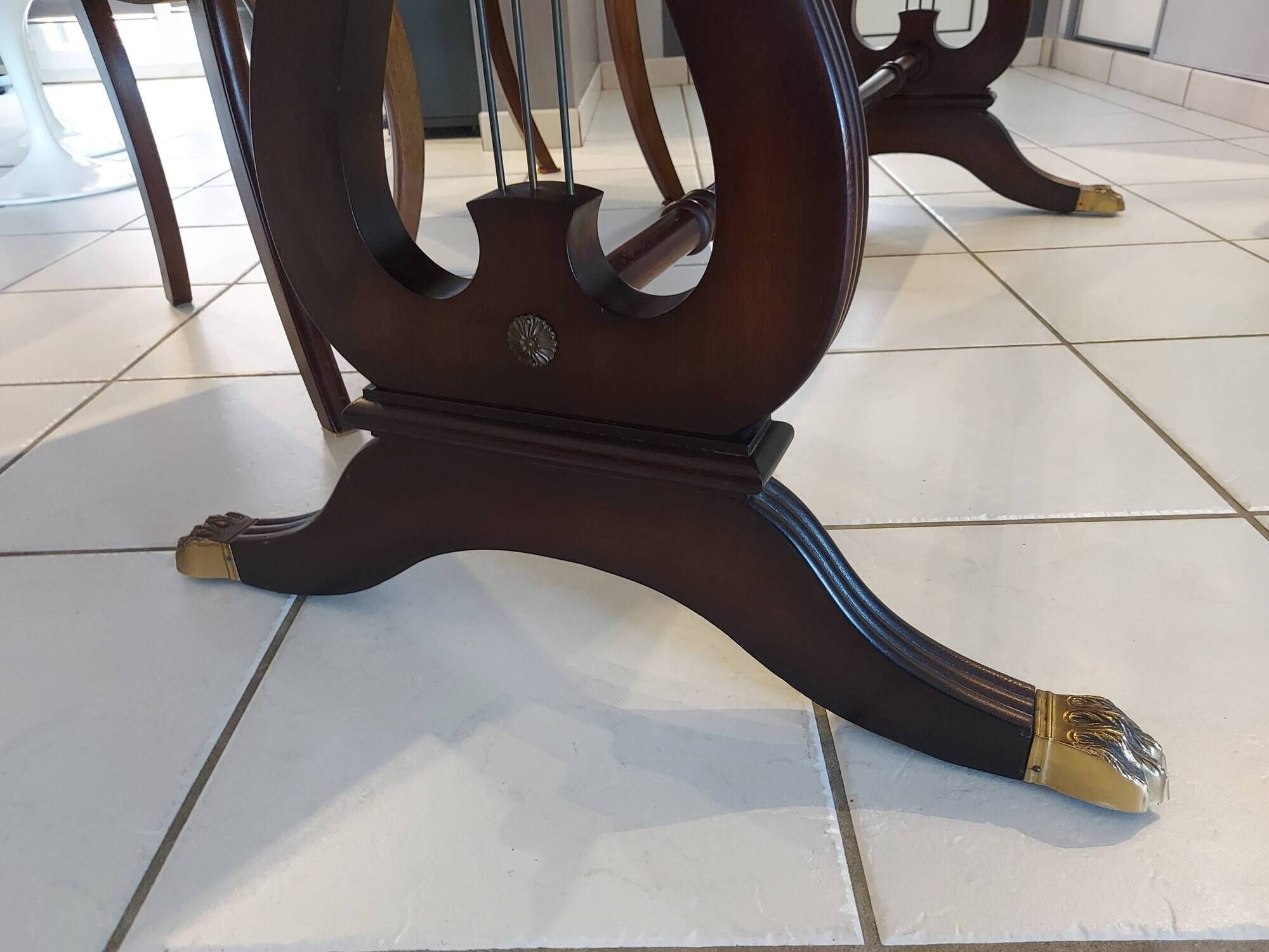 English flap desk and these 2 armchairs early XXeme