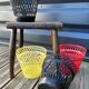 Black plastic pot cover 50s-60s