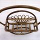 Mid-Century Modern Italian Rattan Bamboo Magazine Rack Stand, 1960s