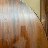 Table d’appoint ovale Regency en acajou, deuxième moitié du XIXe, TB État