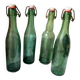 Antique glass bottles