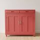 Buffet Parisien / Meuble de Rangement Vintage – Peint Rouge Terracotta