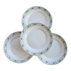4 vintage dessert plates Terre de Fer Saint-Amand - Model 6000