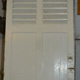 Door with fir shutter slats