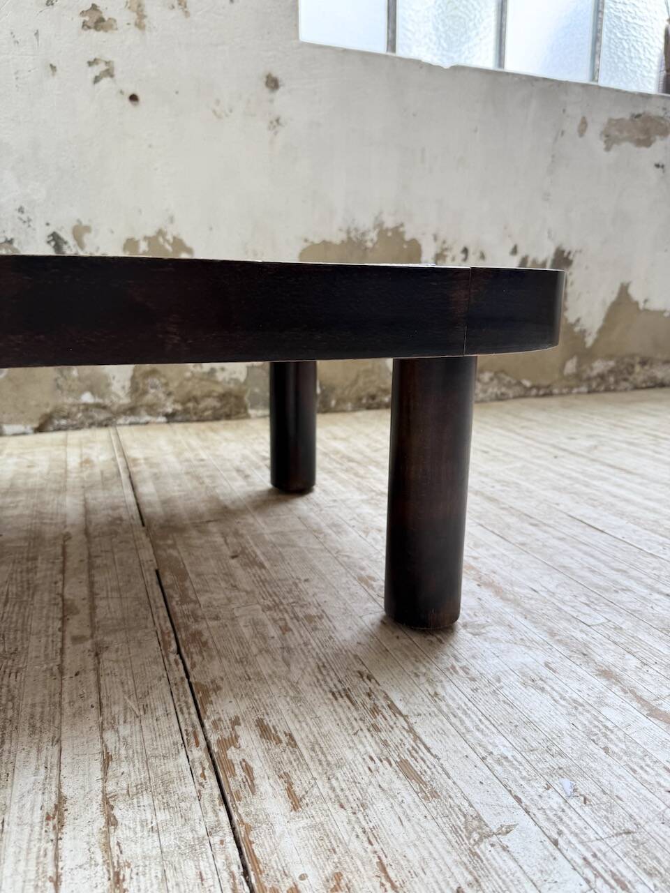 Capron “herbarium” oval coffee table