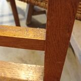 Pair of old caned chairs