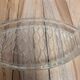 Ramequin ancien en verre moulé forme poisson