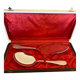 Silver metal cake server