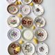 Exceptional set of 15 large mismatched plates.